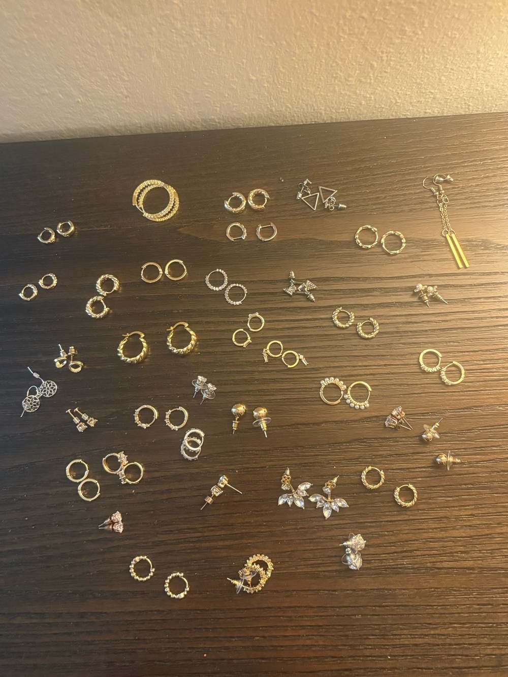 Bundle of Gold and Silver Women’s Earring Set